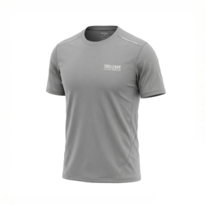 TRULEDGE Breathable Reflective Gym T-Shirt – Grey