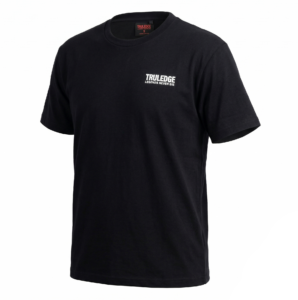 TRULEDGE Essentials Classic T-Shirt – Black - White Logo